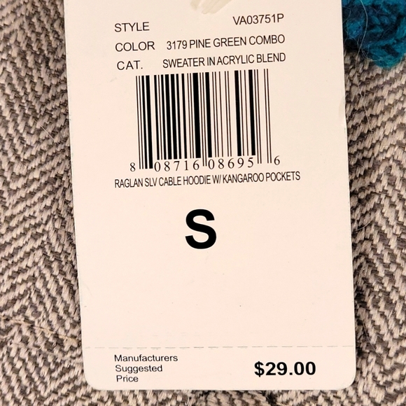 Cropped Sweater Hoodie - Picture 3 of 4